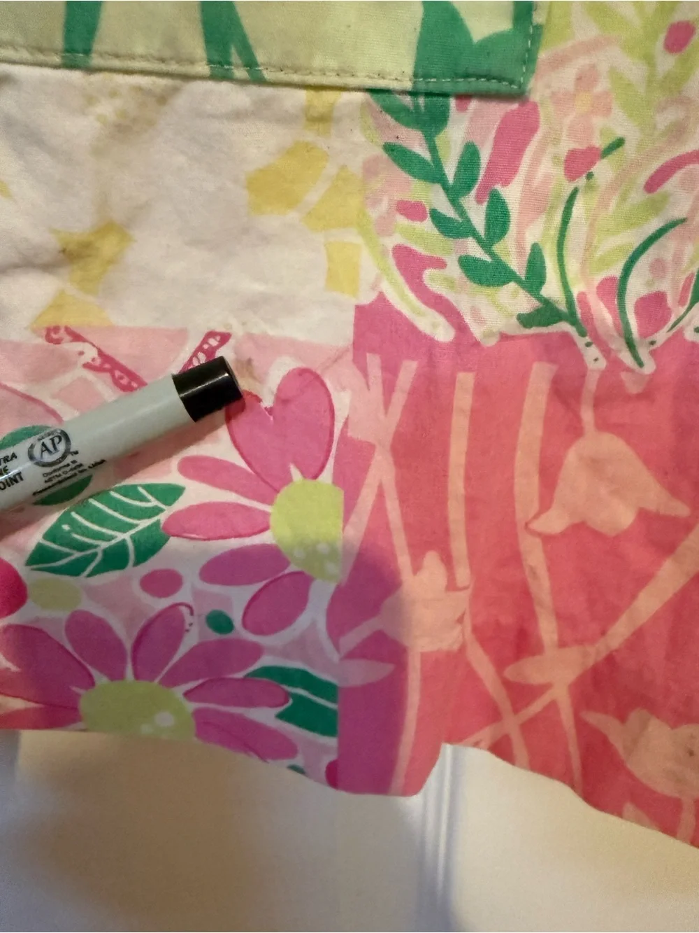 Lilly Pulitzer Girls Patchwork Floral Dress Size 5 Cotton